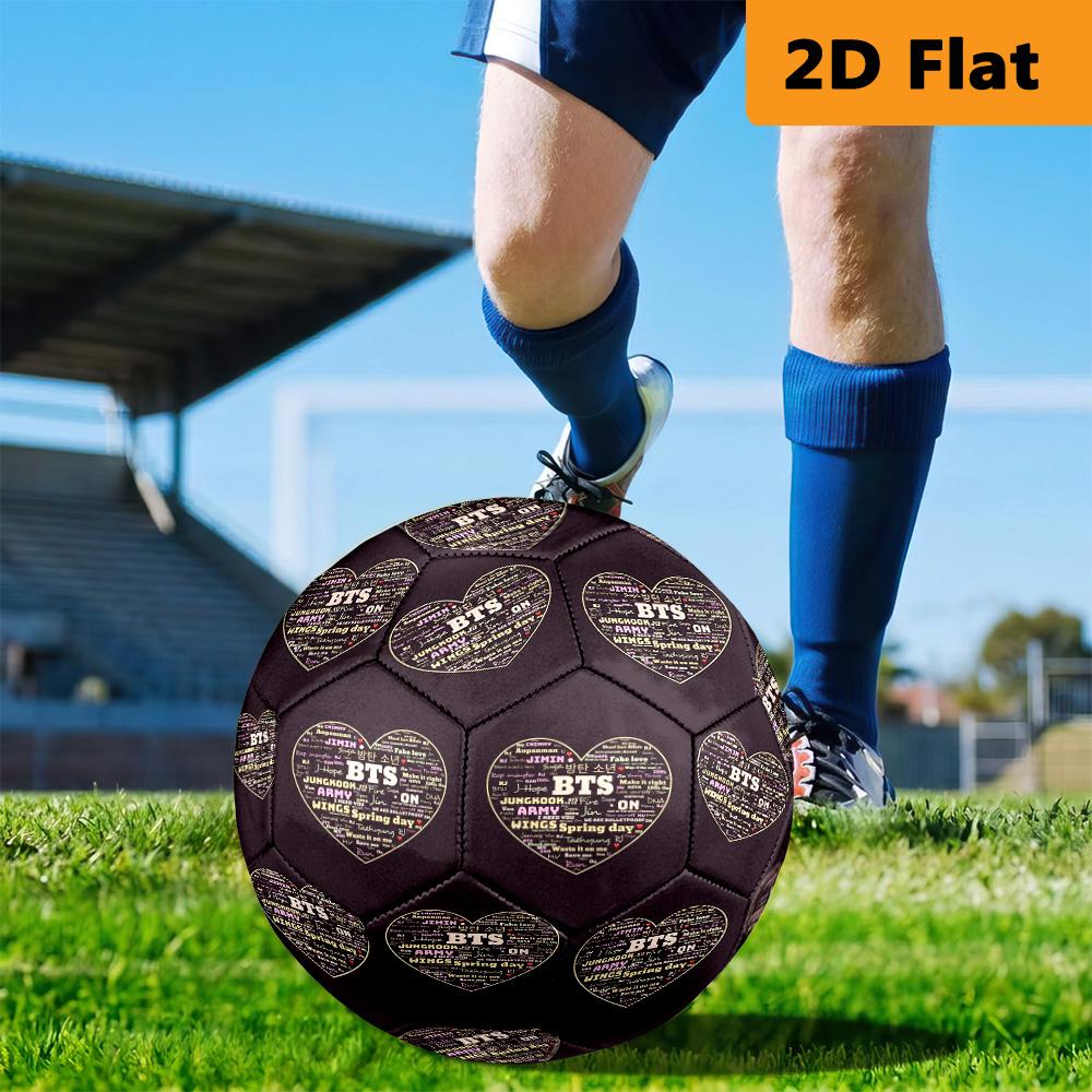 Love Unity Pink Football Suitable for Both Training and Competition No. 5 Football High Elasticity Very Elastic Unique Football Gifts