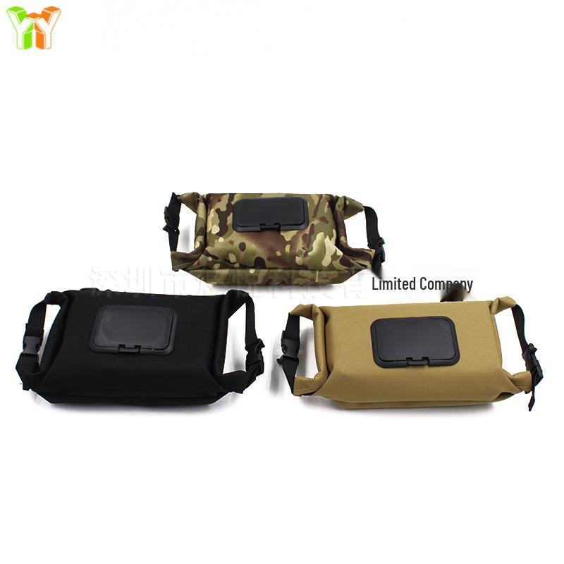 Camouflage Camping Tissue Box: In-Stock Hanging Wet Wipe Storage Bag for Outdoor Use