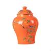 Classic Ceramic Ginger Jars Porcelain Jar Tea Caddy Centerpiece Candy Flower Vase for Living