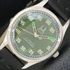 SVEITSISK HERRE RENOVERT VINTAGE TITUS MANUELLT OPPTRUKKET GRØNNSKIVE KLOKKE a500070-2 R151a-a500070
