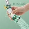 3pcs Universal Rotating Kitchen Faucet Extender 360-Degree Splash-Proof Flow Restrictor Kitchen And Bathroom Additions