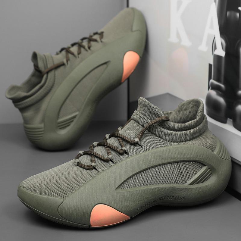 Men's Sports Shoes Autumn New Men's Shoes Fly-woven Breathable Casual Running Shoes Men's Shoes