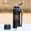 316 Stainless Steel Outdoor Thermos with Tea Separator and Infuser, 2500ml Large Capacity Kettle