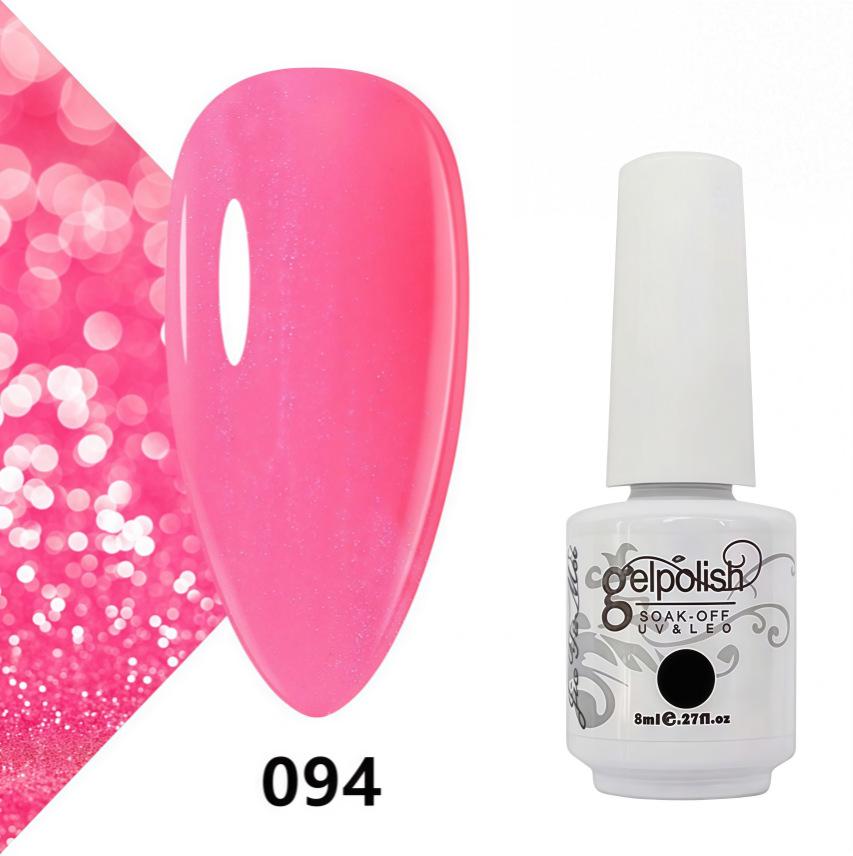 Amber Gel Polish Set: Gel Polish Manicure Kit with Whitening, Base Coat, and Sealer.