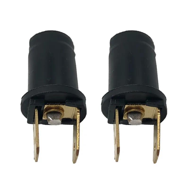 2Pcs 170790 Car Side Light Bulb Holder for 6V/12V/24V Ba9s 989/233 Lamp Holder for Car Motorcycle Scooter Lighting Components