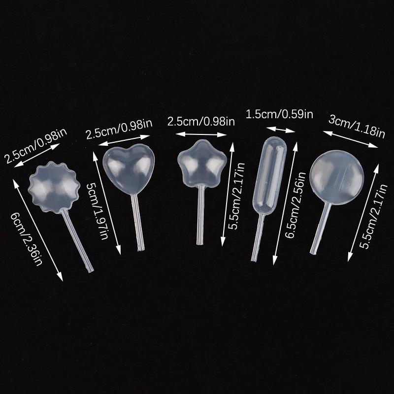 50Pcs Mini Dropper 4Ml Disposable Jam Dropper For Cupcakes Sauce Squeeze Transfer Pipettes Dropper Dessert Stuffed Cake Decor