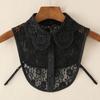 Fake Collar New Women Spring Autumn Versatile Sweaters Fashion Trend Lace Chiffon Popular Western Decorative