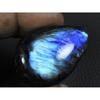 76Cts. Natural Labradorite Blue Fire Pear Cabochon Loose Gemstone 26X40X08MM B-18