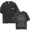 Washed Vintage Junior H Sad Boyz Tour T Shirts Men Women Hip Hop Fashion Tshirt Mens Oversized Crewneck Short Sleeve Tshirts