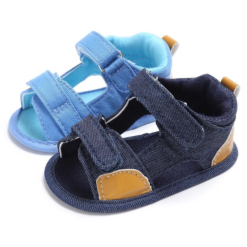 Denim Baby Velcro Walking Sandals