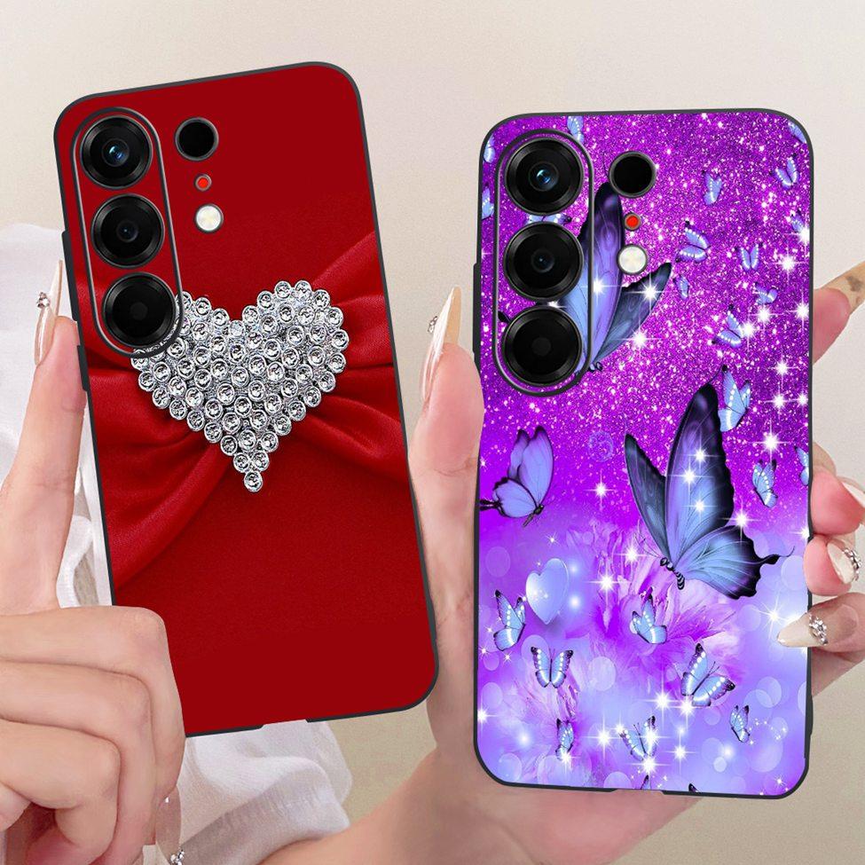 For Tecno CN5 Case For Tecno Camon 50 4G Cover Fashion Butterfly Cute Cat Cool Painted Soft Phone Casing For Techno Camon50 4G