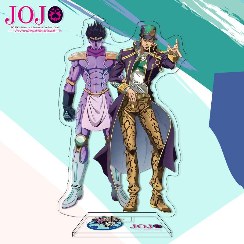 JOJO s Bizarre Adventure Golden Wind Anime Acrylic Standee Character Display Figurine Dropshipping Anime Merchandise