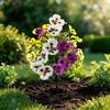 Phalaenopsis Pansy Silk Flower Bouquets - Faux Floral Decor for Home & Garden