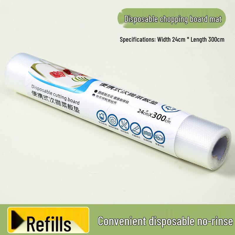 Disposable Non-Slip Cutting Board Paper Mat for Kitchen, Meat, Fruit, Veggies, Baby Food, and Outdoor Use