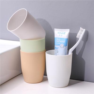 Taza para enjuague bucal familiar Taza lisa Taza de plástico para cepillado Taza para cepillos de dientes para parejas