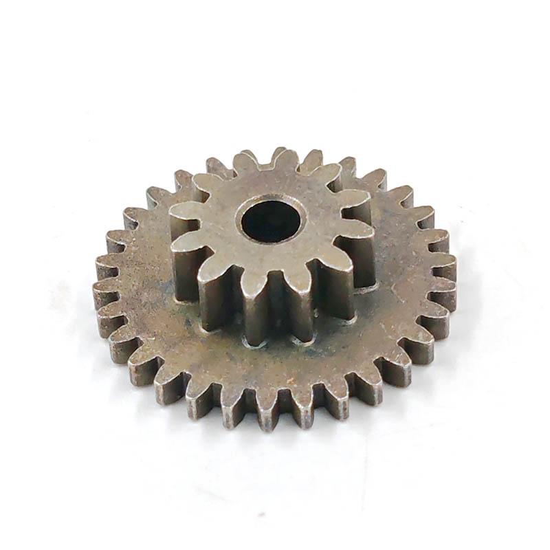 G12/30 Metal Dual Pinion Reduction Box Gear 30T 0.8M OD25.4mm + 12T 1M Od6.1mm DIY Repair Accessories 30124B