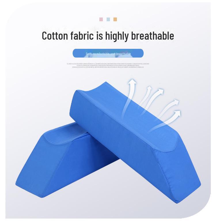 Zvedací podložka dolních končetin ve tvaru S: Houbička proti proleženinám, opora chodidel a nohou