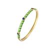 New Retro Colorful Zircon Closed Fashion Bracelet Simple Enamel Rainbow Color Women's Bracelet