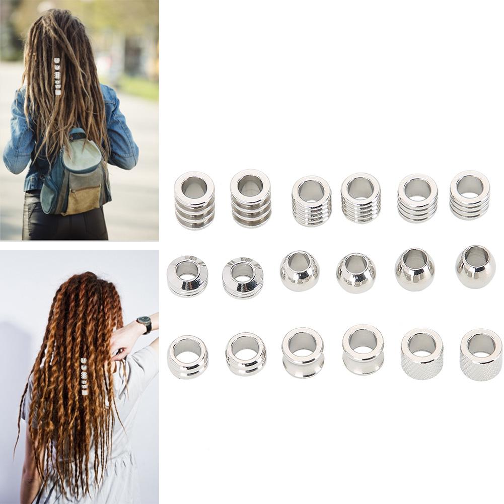 Dreadlocks Stainless Steel Hair Rings Hair Clips Jewelry Decoration Braids Accessories