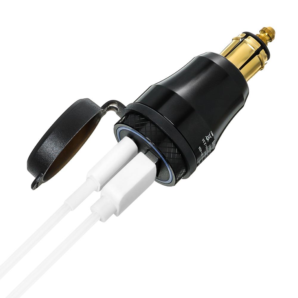 NEW Universal Socket Ducati For BMW QC3.0 USB Quick Charge Plug Car Charger