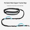 New Anti-Shock Retractable Dog Running Leash with Waist Protection and High Elasticity