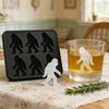 Ice Mold Silicone Tray Sasquatch Ice Cubes Maker Present Food-grade Ice Cube Tray, Safe And Durable For Whiskey Bar Accessory