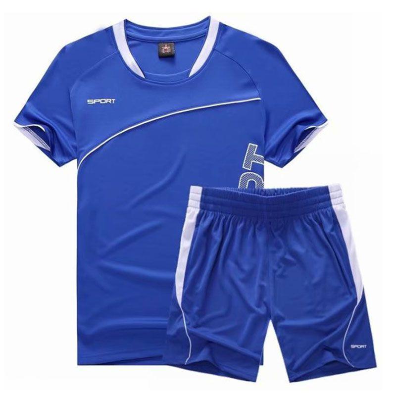 Sports Running Men Suit Quickdrying Short Sleeve Shirts Summer Gym Shorts