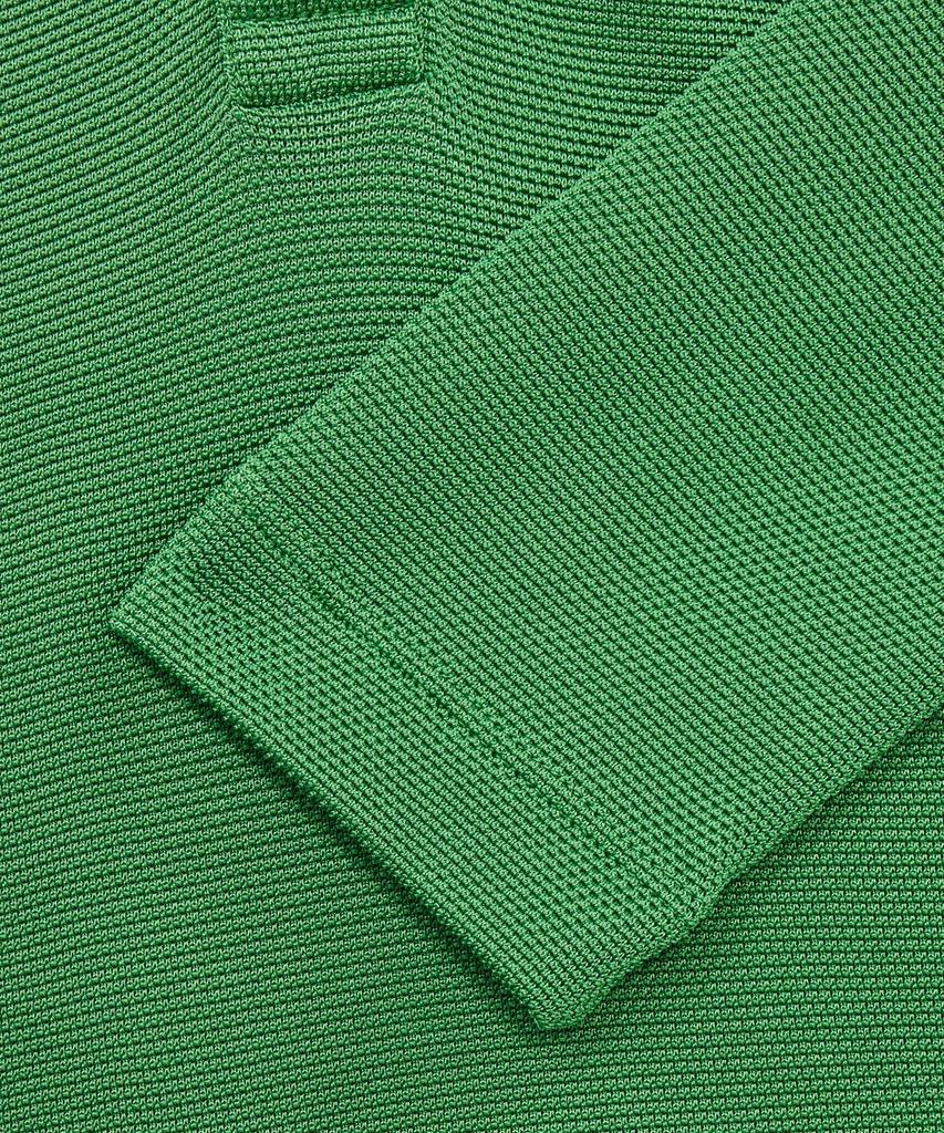 Lacoste Women'S Shiny Pique Long Sleeve Dress Ef9901-56G Npa