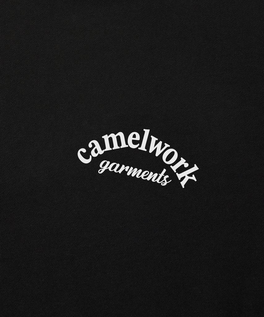 CAMEL WORK Small Logo Sweatshirt (Black)