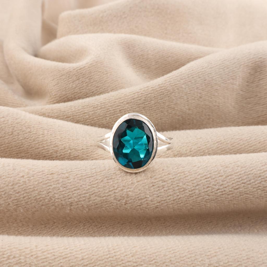 Apatite Gemstone 925 Sterling Silver Women Jewelry Handcrafted Pretty Ring Thanksgiving Gift For Her RR-80-15