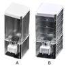 Soap Lotion Dispenser Transparent Soap Dispenser Wall-Mounted Manual Press Soap Dispenser Multifunctional for Home Hotel KTV