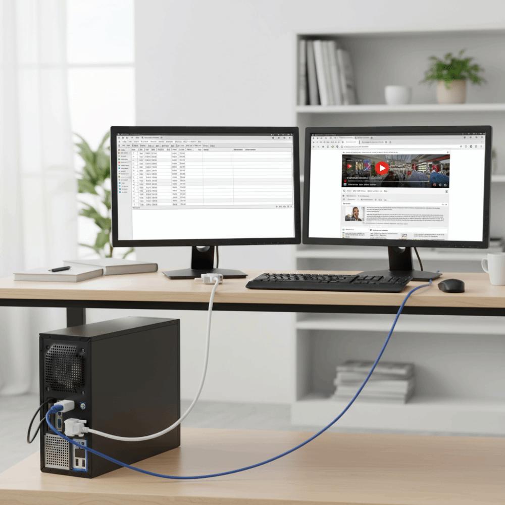 15 PIN SVGA Adapter 25cm Length Splitter Cable Adapter Cable Y Adapter  Display Extension