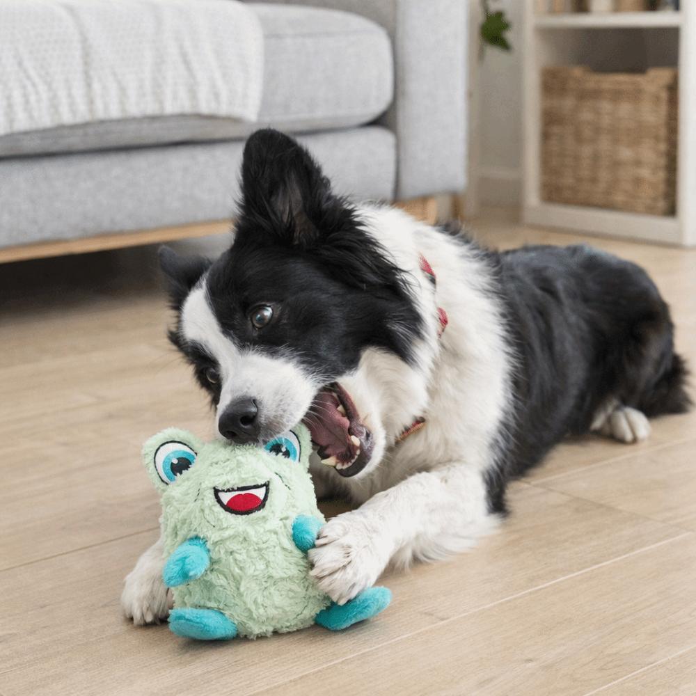 Wear Resistant Squeaky Plush Dog Doll Cartoon Interactive Dog Toy Dog Molar Toy  Puppy Training