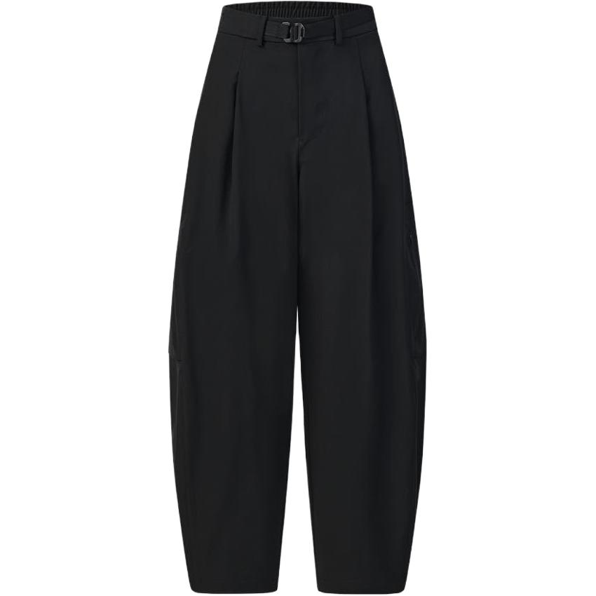 

FILA Urban Explore Loose Woven Solid Color Casual Pants Women bottoms A11W628802F-BK M
