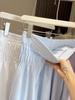 2026 Summer Tencel Cotton A-line Bowknot Skirt: Elastic Waist, Pleated, Mid-Length, Versatile, Women's Thin Fit