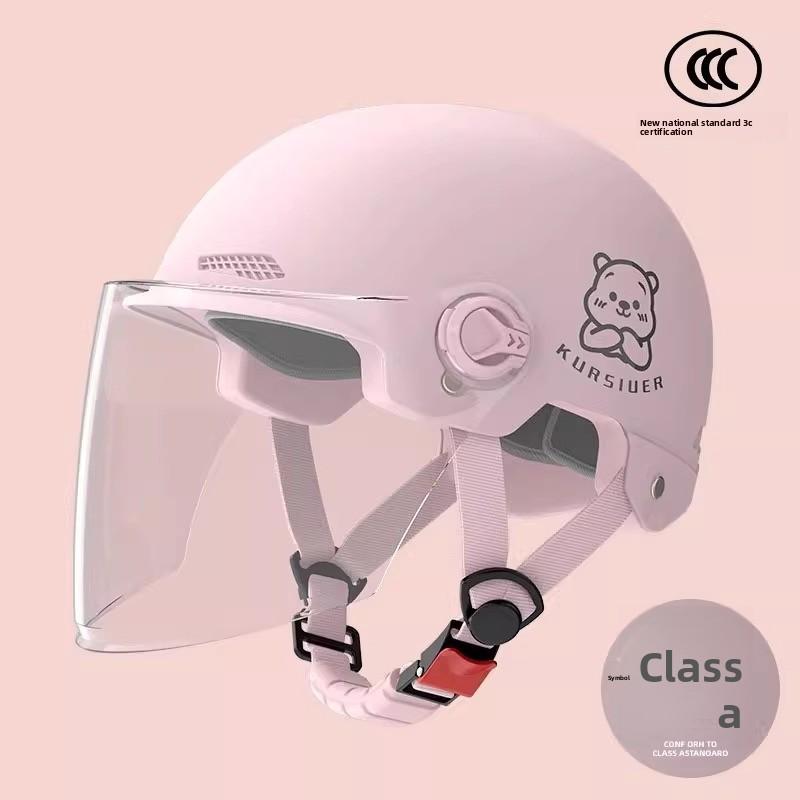 Electric Vehicle Helmet Men and Women Large Summer Breathable Four Seasons Universal Safety Helmet Half Helmet