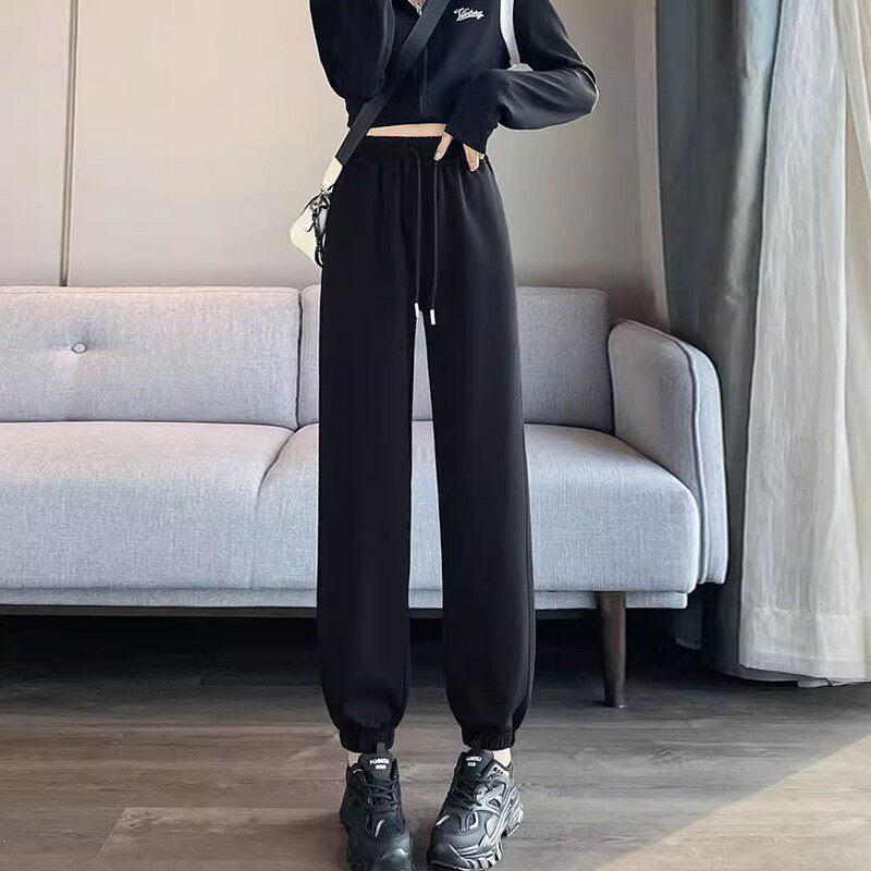 2025 Women s Loose Fit Cropped Lantern Pants - Small Size, Summer Casual 2X Large чёрный