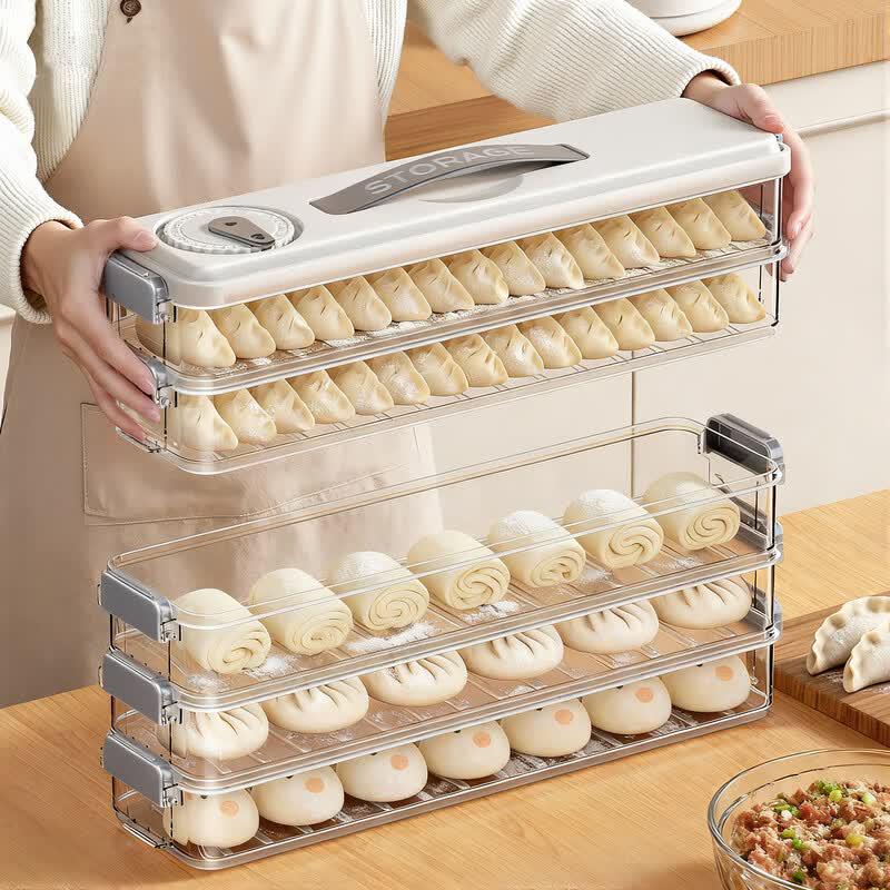 Jia Bangshou Stackable Freezer Dumpling Storage Box