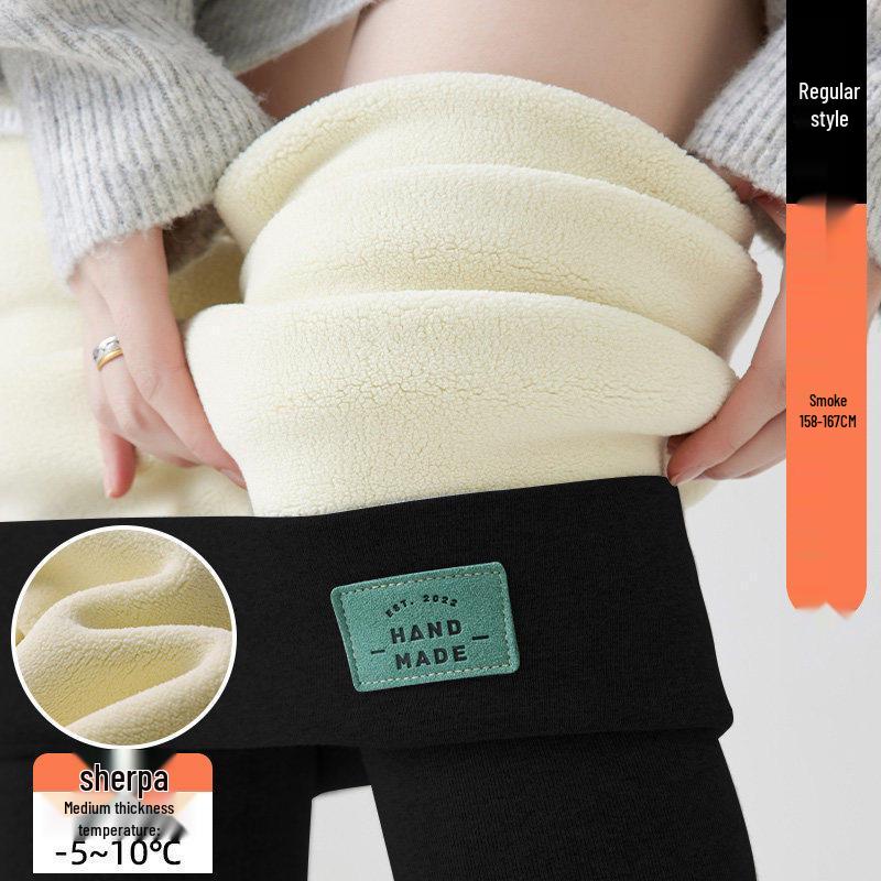 2025 New Winter Gray Plus Velvet Cotton Pants for Tall Women – Soft, Skin-Friendly, and Warm Base Layer