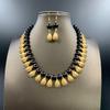 Medieval Vintage Light Luxury Jewelry Set, Retro Western Stud Earrings Necklace Set, Niche Elegant Jewelry Set