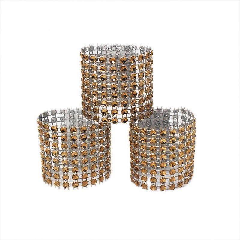 STRASSED NAPKIN HOLDER FOR HOLIDAYS WEDDING DINNERS NAPKIN HOLDER Fabric Napkin Holder Cloth Napkin Ring