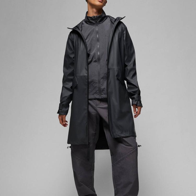 New JORDAN Trench Coats Men Dark Gray DV7692-022