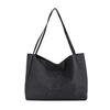 New Simple Literary Japanese Plaid Handbag Bag Women'S Lightweight Casual Shoulder Bag Versatile Large-Capacity Tote Bag