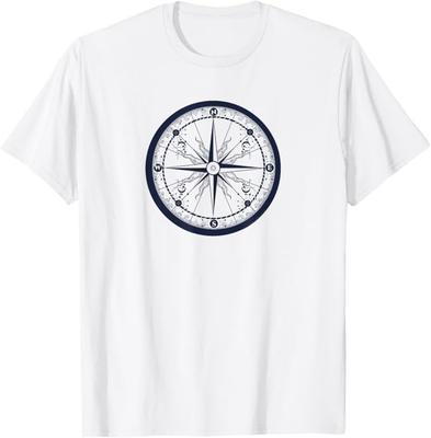Beautiful Compass Sailing, Hiking, Adventure T-Shirt Unisex T-Shirt