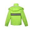 Fluorescent Green Reflective Raincoat and Rain Pants Set for Traffic Duty and Road Administration