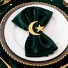 Elegant Crescent Moon and Star Napkin Ring - Festival Theme
