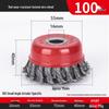 Steel Wire Brush Grinding Head for Hand Drill - Rust Removal & Polishing Tool