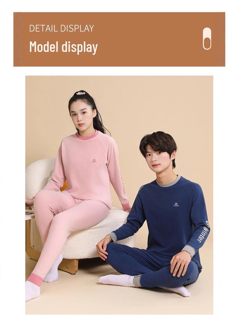 Children's Warm Velvet Underwear Set for Boys & Girls - Autumn/Winter Collection