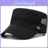 Breathable Summer Sun Hat For Men Adjustable Casual Flat Cap For Outdoor Activities