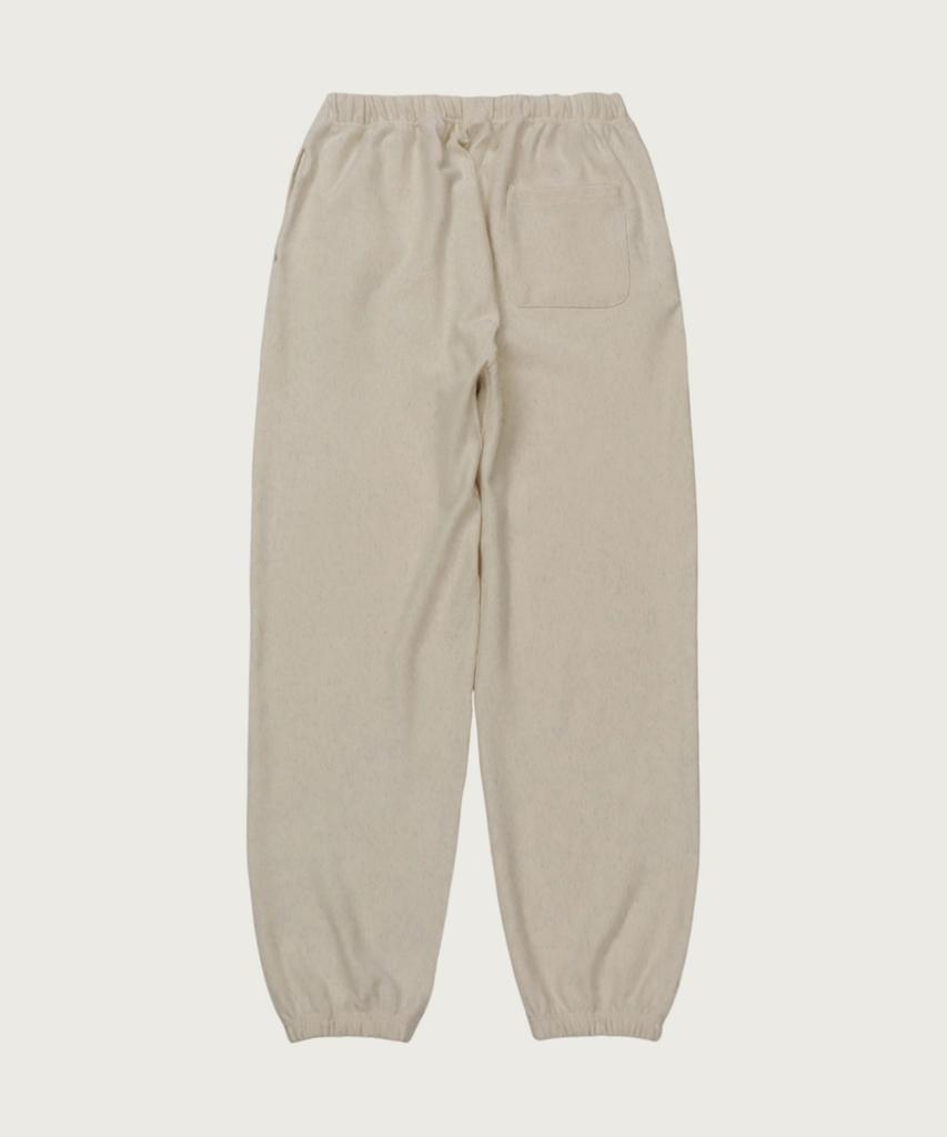 CHAMPION Reverse Weave Regular Fit Graphic Sweatpants Oatmeal